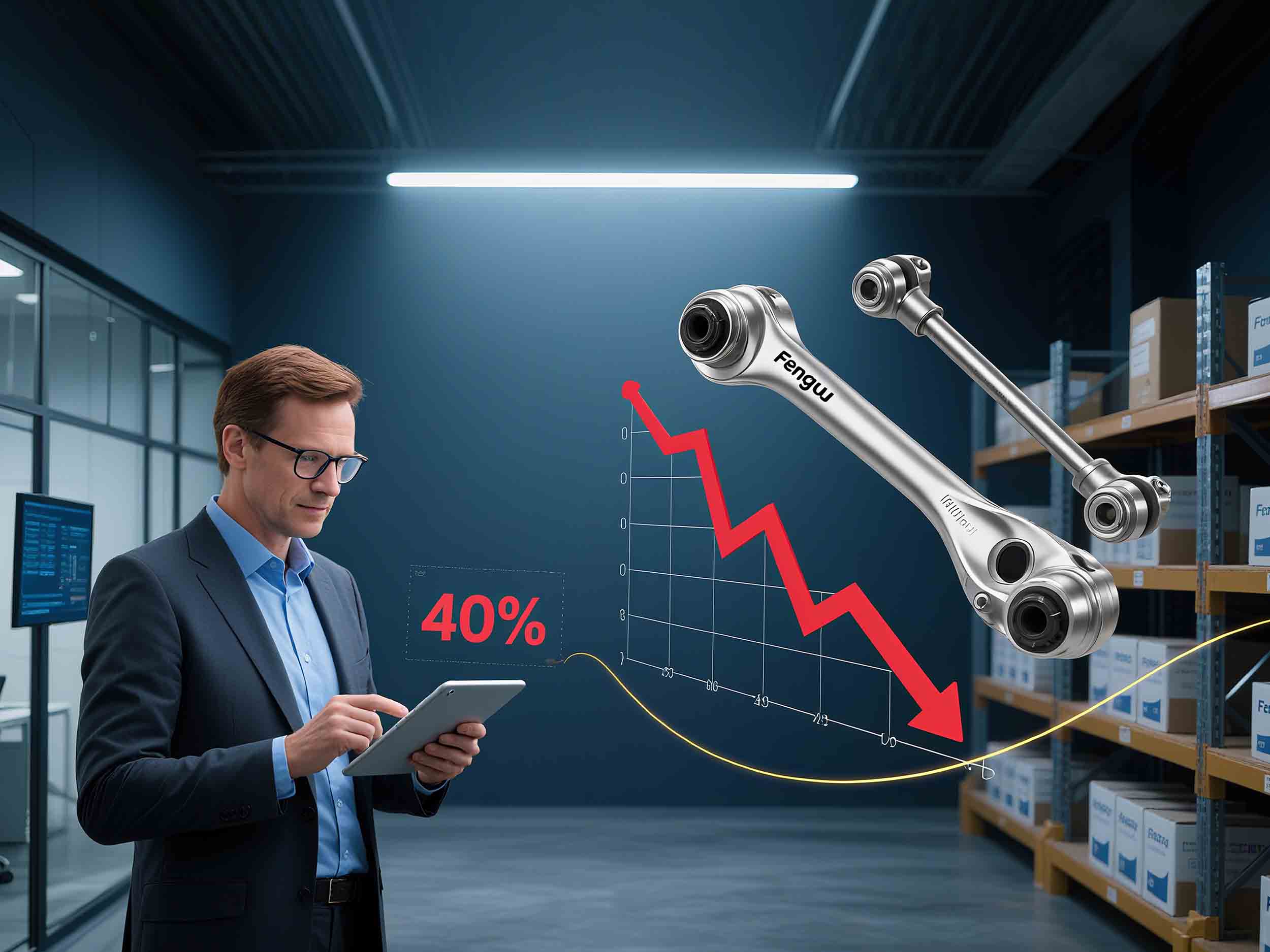 Cómo un distribuidor europeo redujo las devoluciones en un 40% con las piezas de suspensión de Fengyu: transformando los estándares de calidad del mercado de accesorios